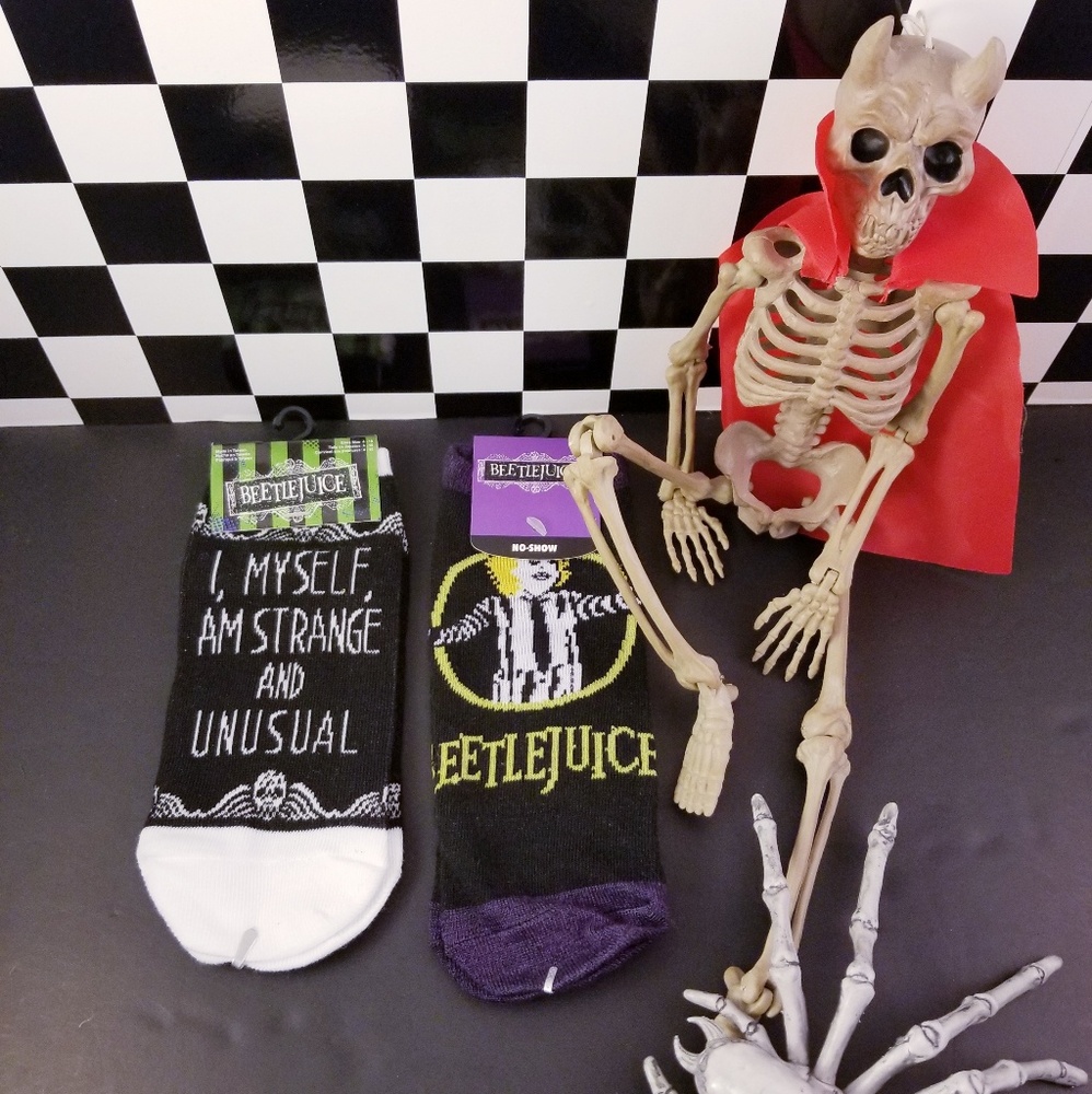Beetlejuice Socks